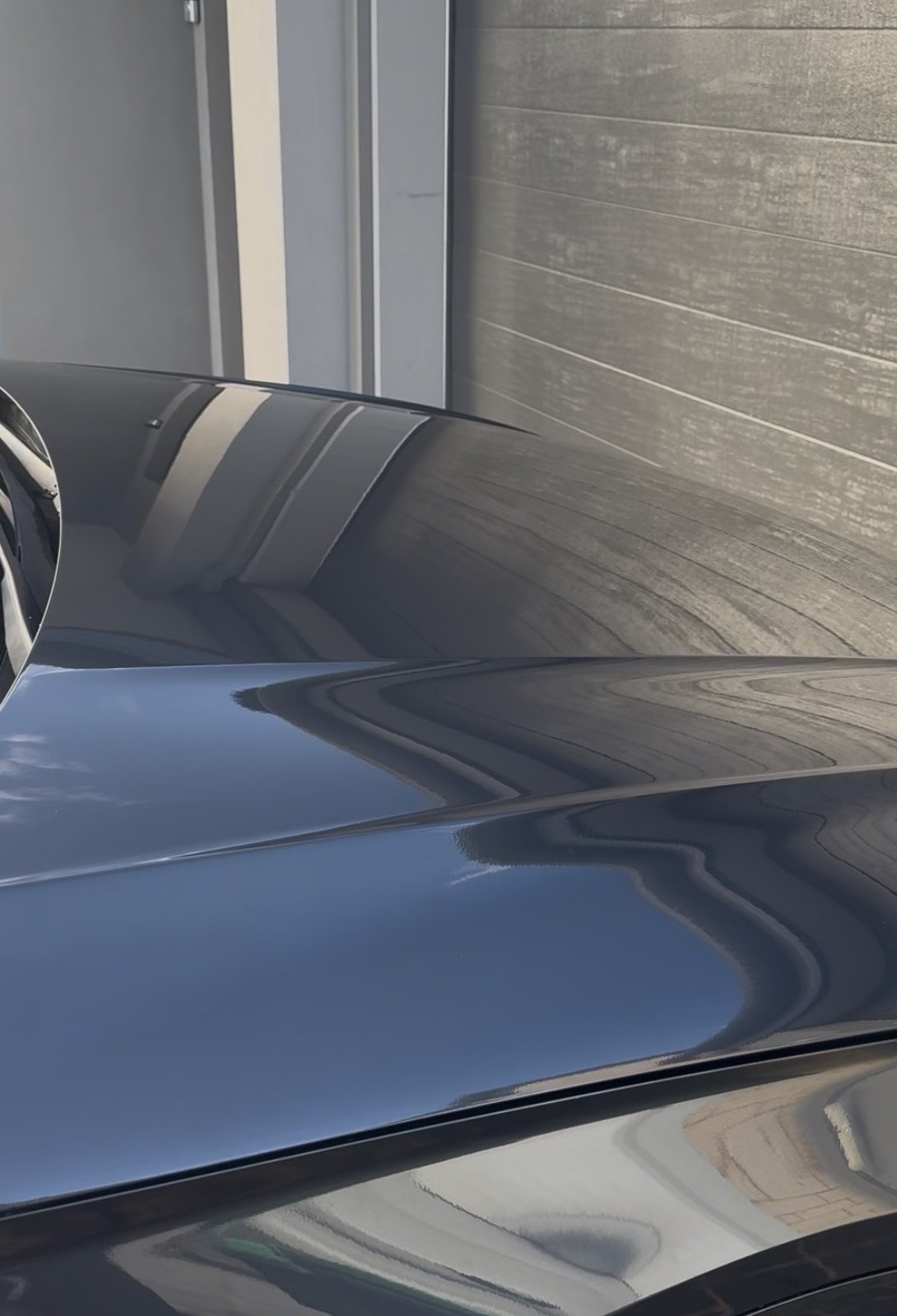Paint correction before and after Perth — swirls removed, gloss restored after